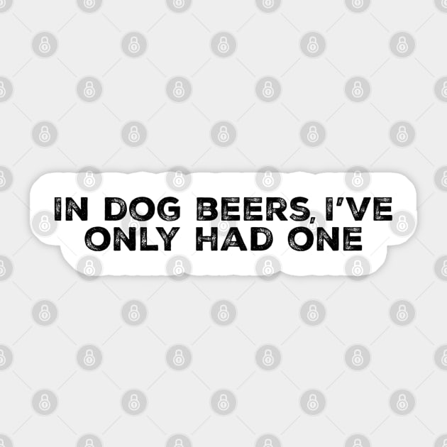 Dog beers Sticker by Stacks